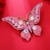 Retro Crystal Butterfly Brooch QHXZ1843