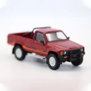 Para64 1:64 1984 Hilux Pickup Truck Simulation Alloy Car Model Gifts Decoration Collection Toys Static Display 9 S8cf79187fe194972a962769b91e262fbs