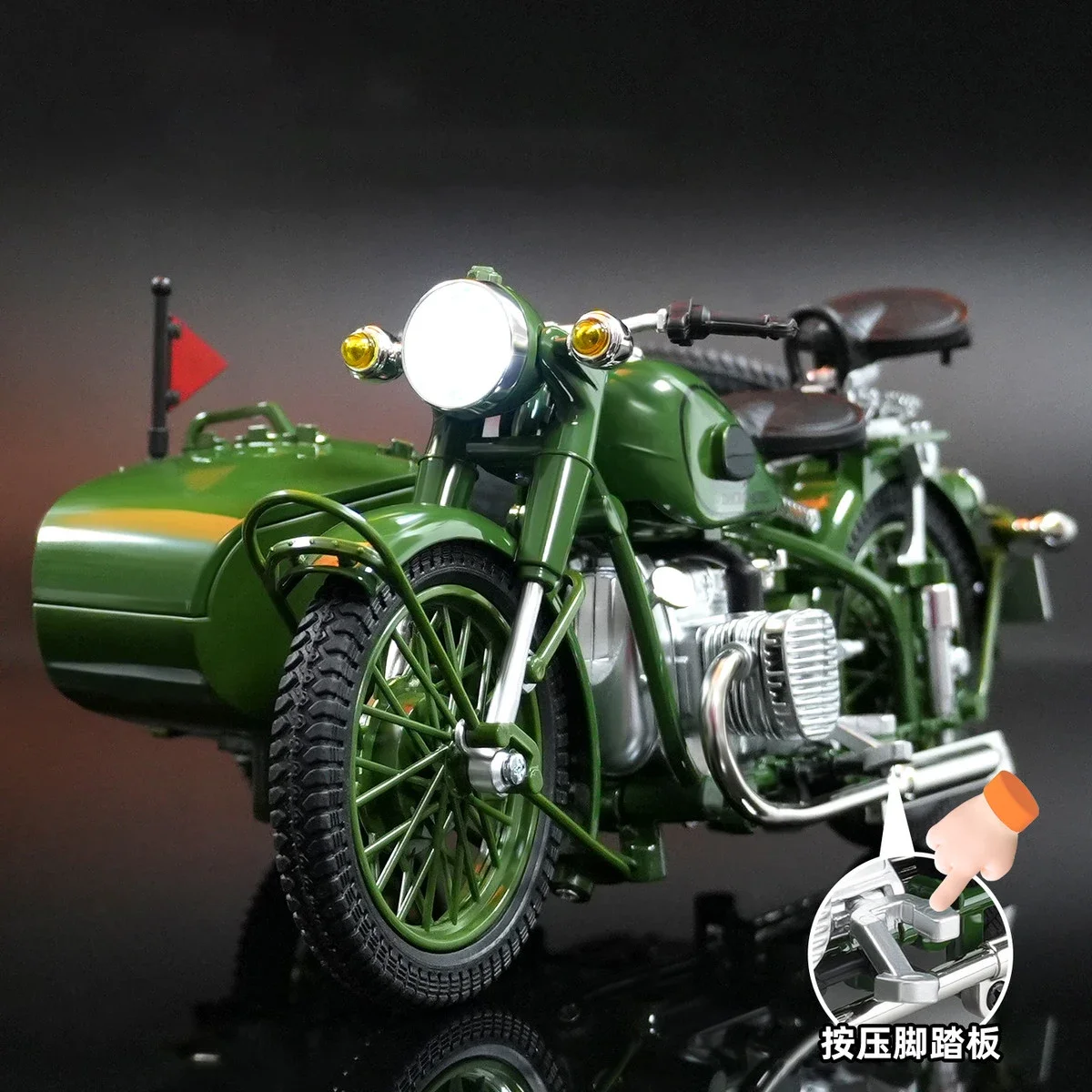 1:10 Scale Die-Cast Off-Road Motorcycle Model 4 1:10 Scale Die-Cast Off-Road Motorcycle Model - Image 4