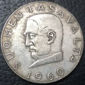 Vintage Finnish 1000 Markkaa Replica Coin 4 S8d60137d78c94df9b6064aac61e26f746