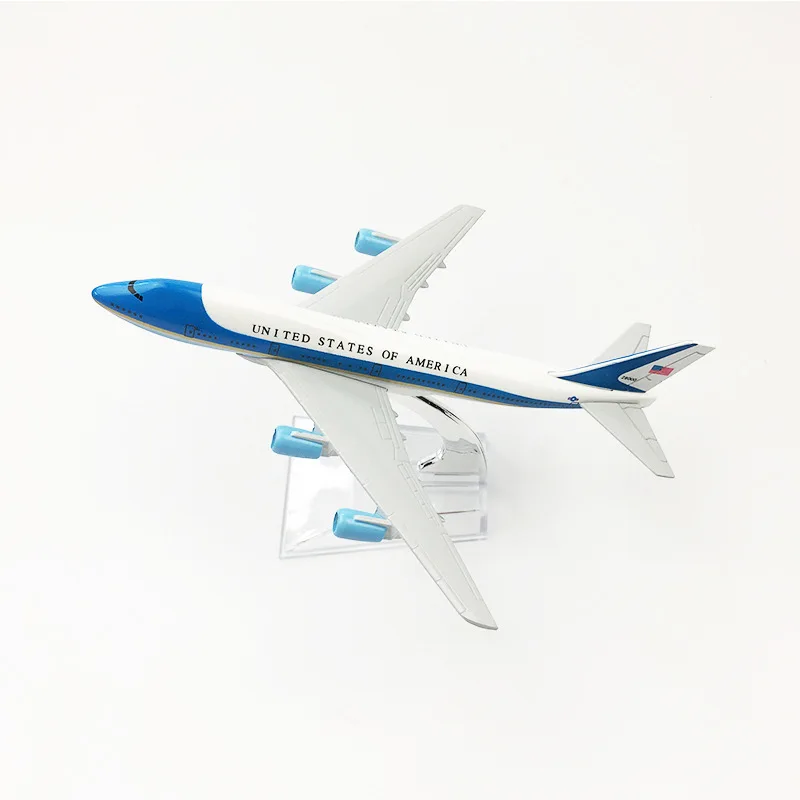 Air Force One B747 Diecast Model 16cm Collectible 3 Air Force One B747 Diecast Model 16cm Collectible - Image 3