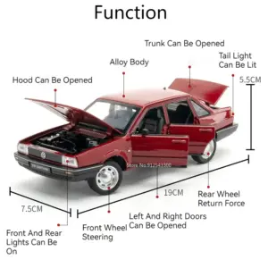 Retro Santana 1:24 Diecast Model Car 13 S8db24227e8a848a0a5950b76a1068aady