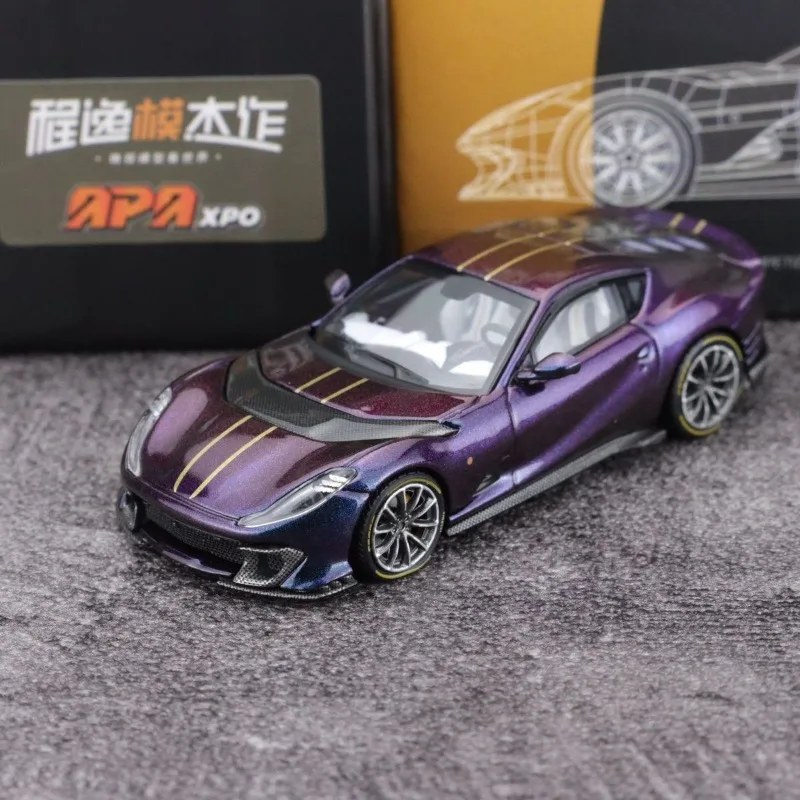 Purple TOC Fuleme 812C Scale Model Car 2 Purple TOC Fuleme 812C Scale Model Car - Image 2