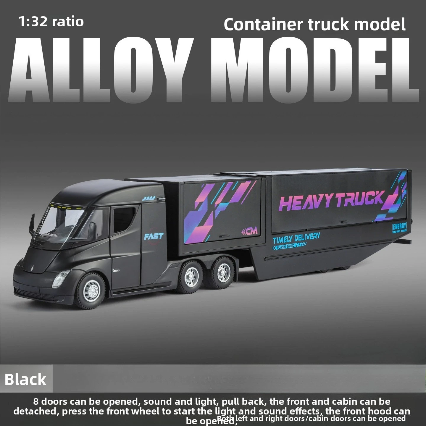 1:32 Scale Diecast Heavy Truck Model 5 1:32 Scale Diecast Heavy Truck Model - Image 5