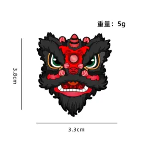 Lion Rising Brooch with Five Tiger General Design 15 S8e1750a735f94ee2ac5f49cdfb7f2ac1N