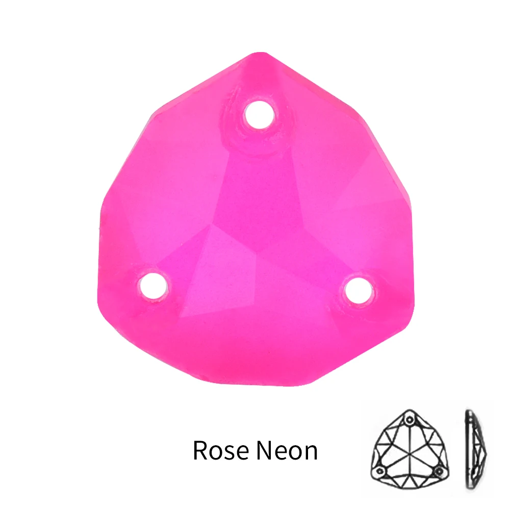 Neon Glass Rhinestones 12mm Set of 36 7 Neon Glass Rhinestones 12mm Set of 36 - Image 7