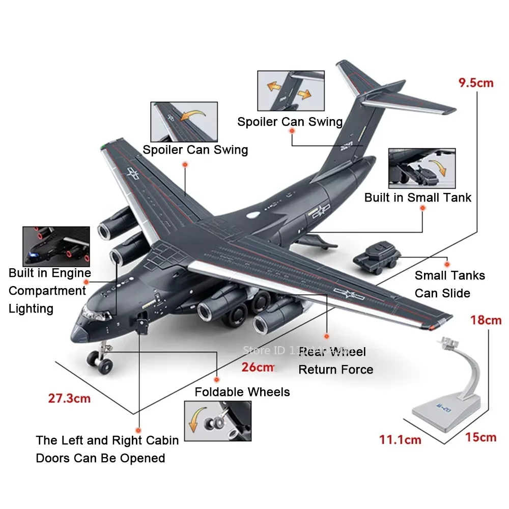 1:180 Y-20 Transport Aircraft Model 2 1:180 Y-20 Transport Aircraft Model - Image 2