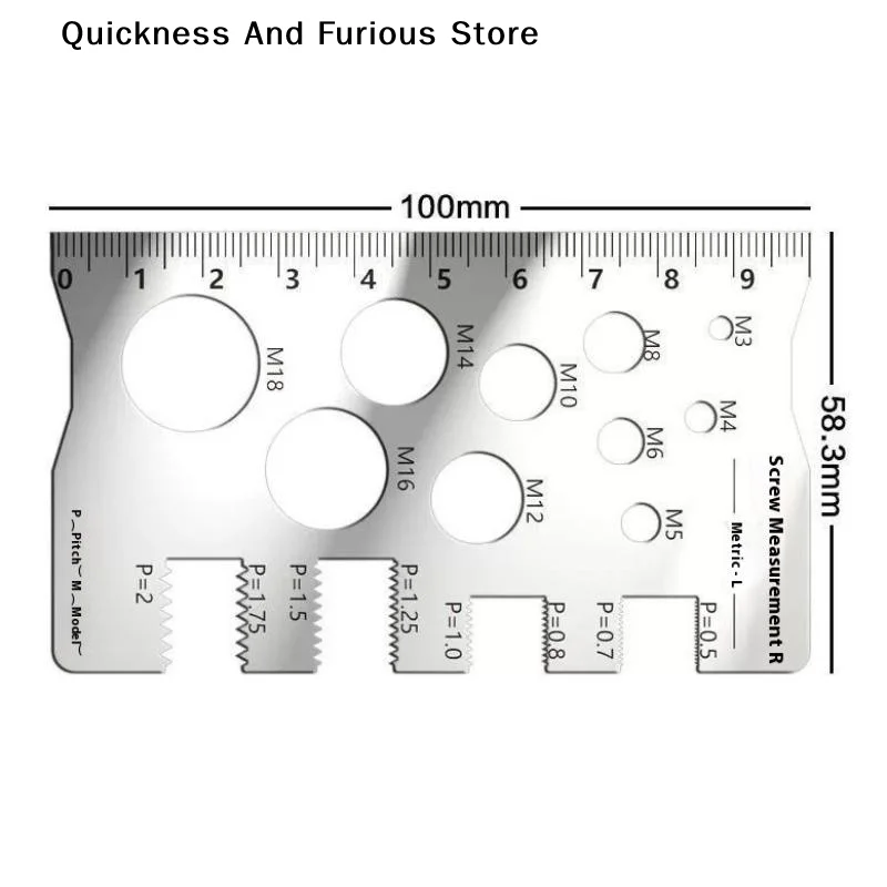 Stainless Steel Screw Gauge Set 0-80mm 6 Stainless Steel Screw Gauge Set 0-80mm - Image 6