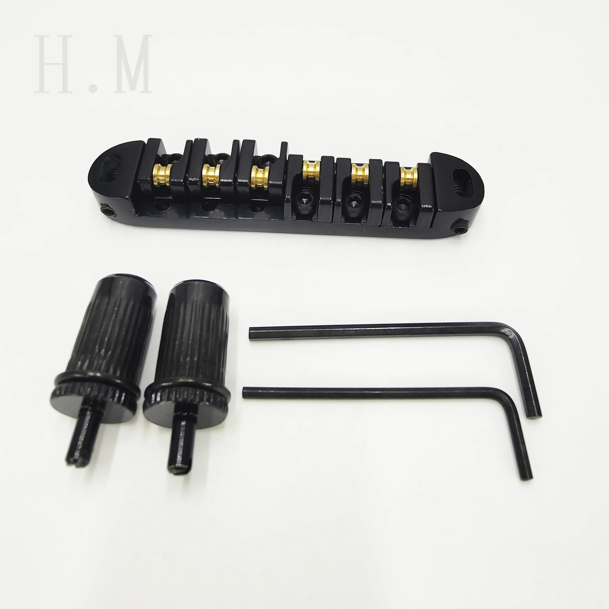 High-End LP Electric Guitar Roller Bridge Set 9 High-End LP Electric Guitar Roller Bridge Set - Image 9