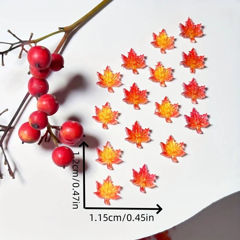 Vivid Resin Maple Leaves for Crafts 7 Vivid Resin Maple Leaves for Crafts - Image 7