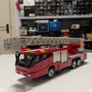 Diapet 1:53 Morita Super Gyro Ladder Simulation Plastic Car Model Gift Decoration Collection Vehicle Toys Static Display