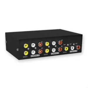 Black 4-Channel Video Switcher for AV Devices 10 S8eb4ca83239948429622326c33b27024K
