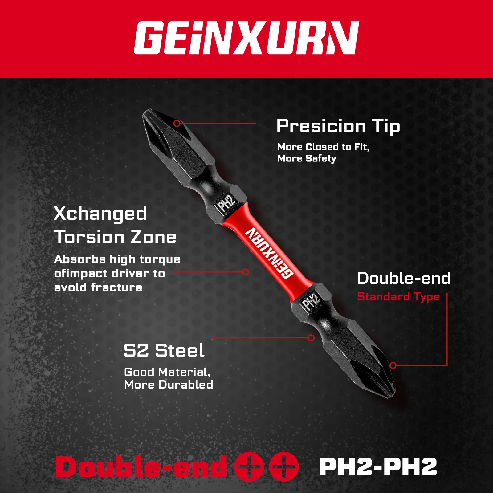 Impact Double-Ended Power Bit Set for Impact Drivers 4 Impact Double-Ended Power Bit Set for Impact Drivers - Image 4