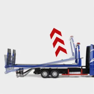 1:24 Scale Alloy Flatbed Trailer for Collectors 13 S8ed1af0f47be4d85919a078ac0e9d996y