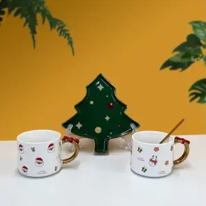 Festive Christmas Tree Ceramic Coffee Set 10 S8ed2d0fd10634a5ba7f6b17fc245e0bdx