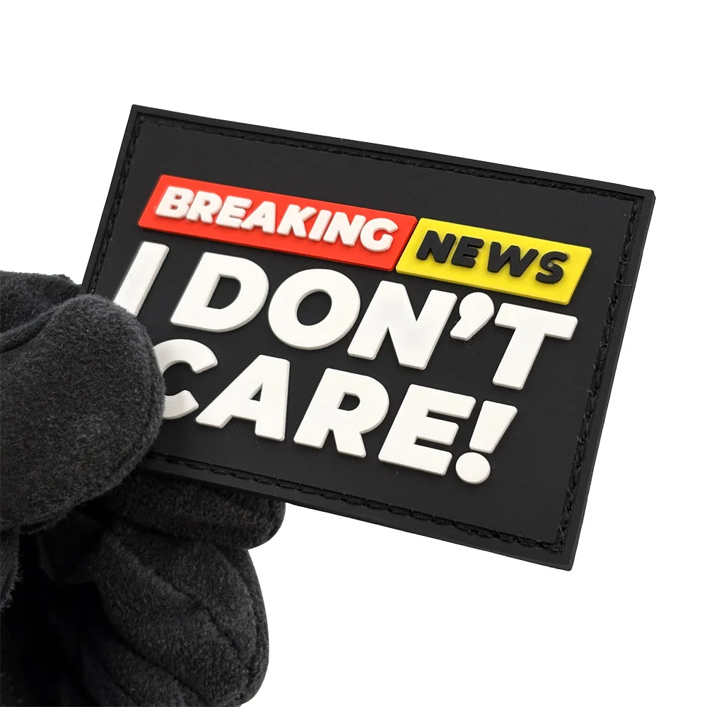 Bold Breaking News PVC Patch for Style 4 Bold Breaking News PVC Patch for Style - Image 4