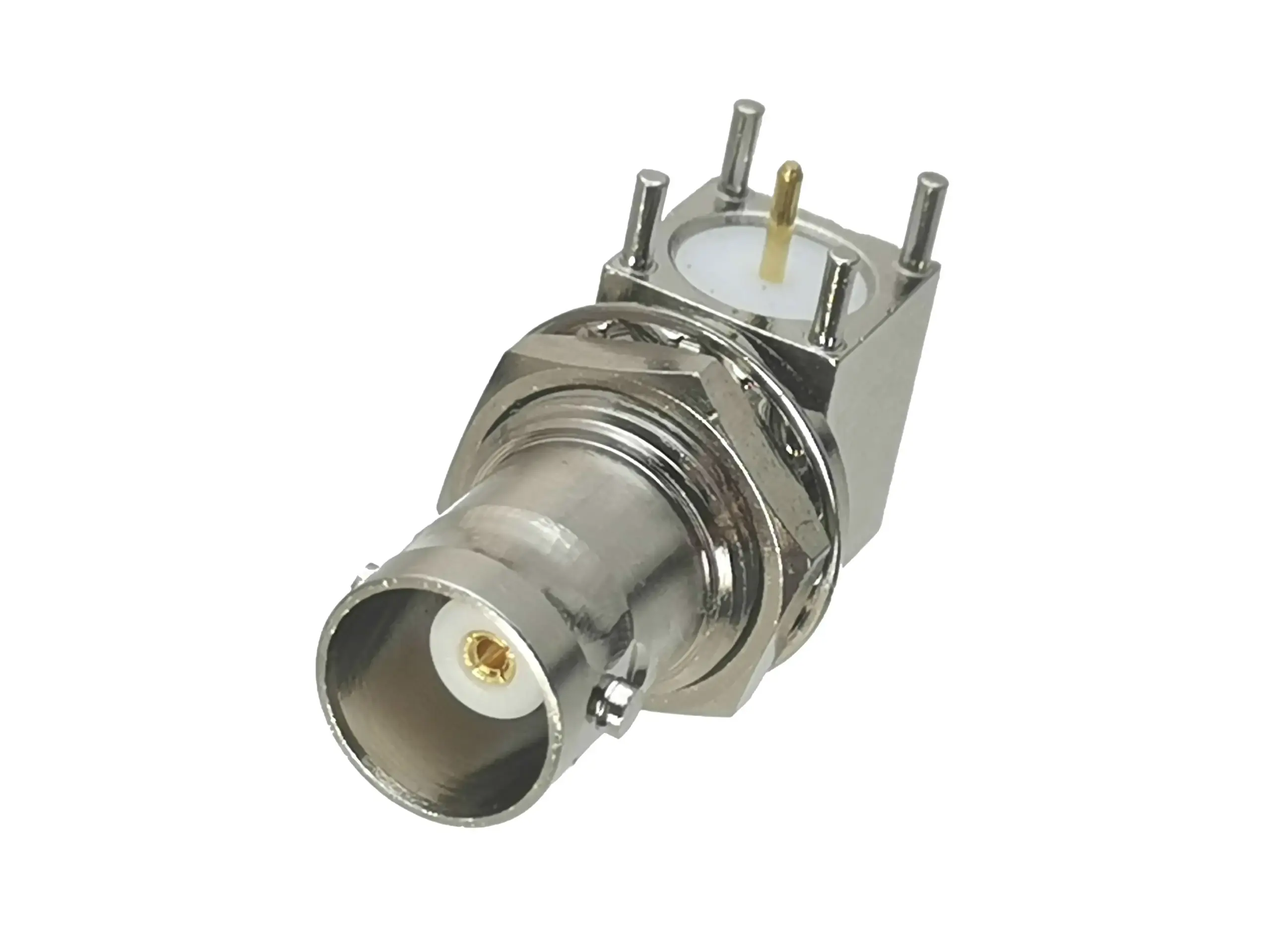 Set of 3 BNC Female Right Angle Connectors for PCB 5 Set of 3 BNC Female Right Angle Connectors for PCB - Image 5