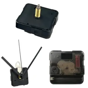 Silent Wall Clock Movement 56x56x16mm with Gold Shaft 8 S8f13e5cf2a554d5896cedd9659cab228w