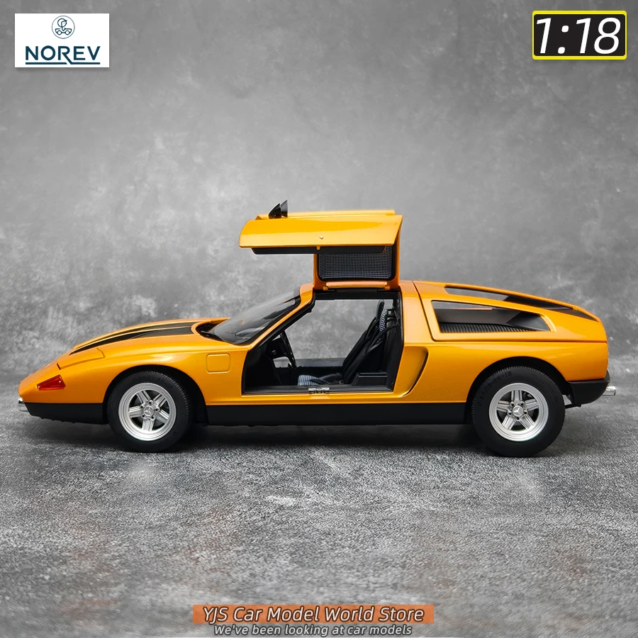 Mercedes-Benz C111/II 1/18 Diecast Model Yellow 2 Mercedes-Benz C111/II 1/18 Diecast Model Yellow - Image 2