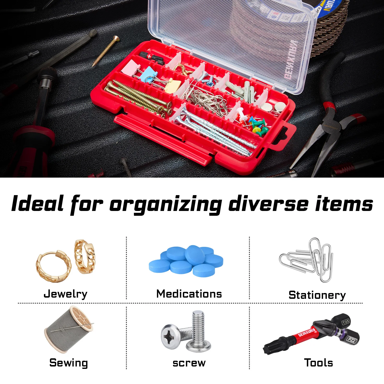 Ultra-Slim Portable Parts Organizer Set 5 Ultra-Slim Portable Parts Organizer Set - Image 5