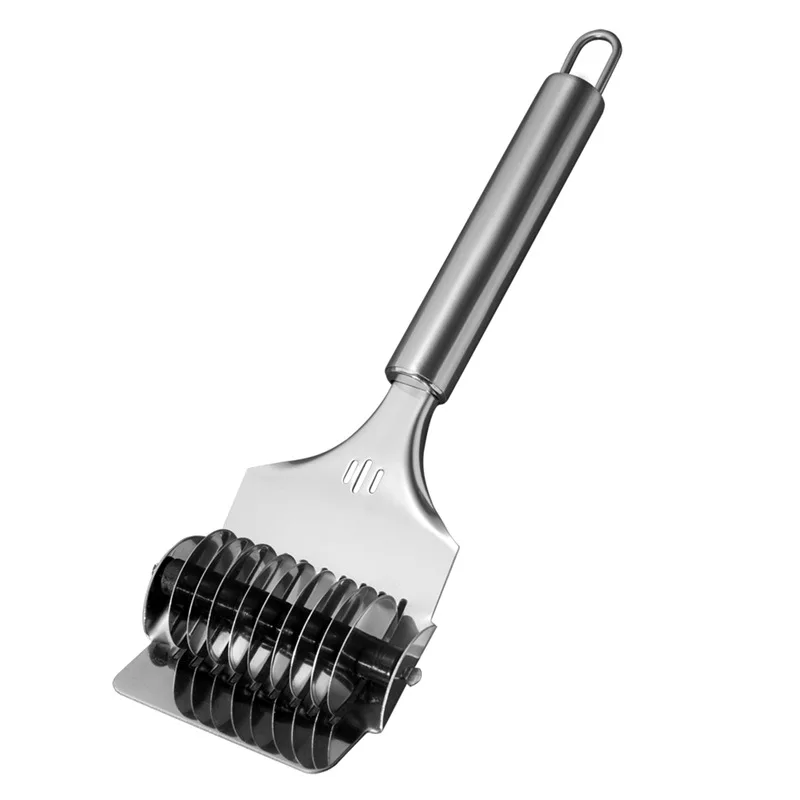 Manual Stainless Steel Pasta Cutter for Spaghetti & Fettuccine 7 Manual Stainless Steel Pasta Cutter for Spaghetti & Fettuccine - Image 7