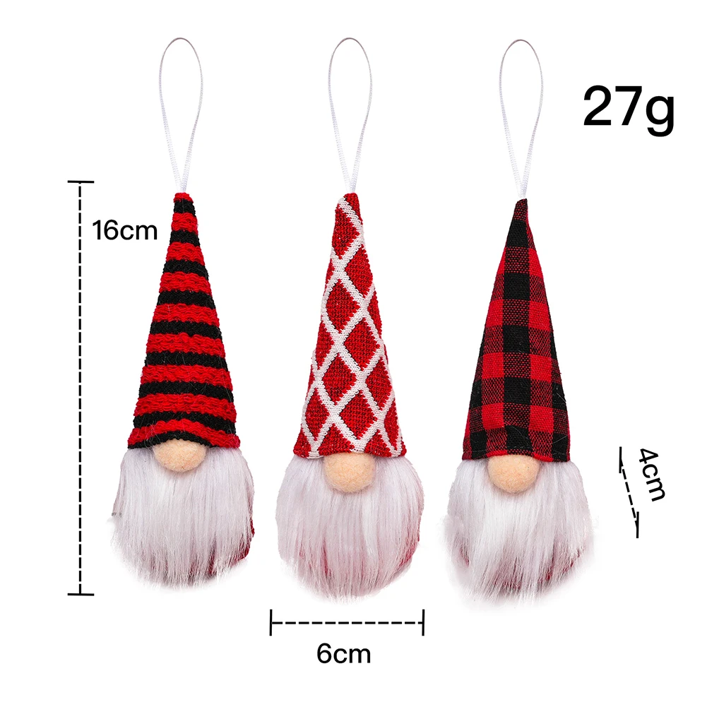 Festive Faceless Gnome Ornaments Set of 3 9 Festive Faceless Gnome Ornaments Set of 3 - Image 9