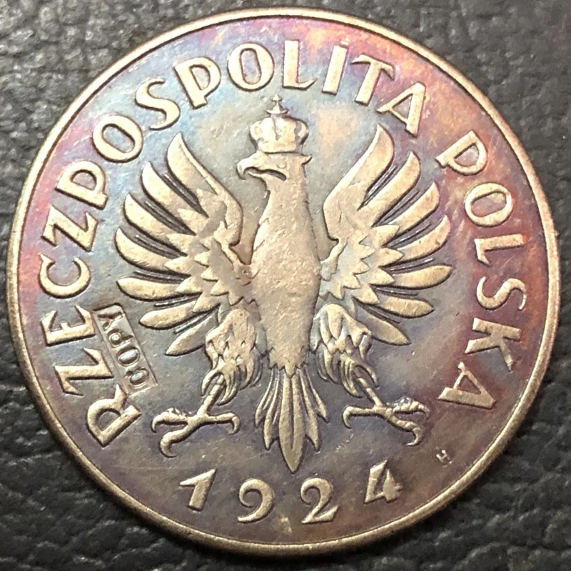 1924 Polish 2 Zlote Vintage Replica Coin 3 1924 Polish 2 Zlote Vintage Replica Coin - Image 3