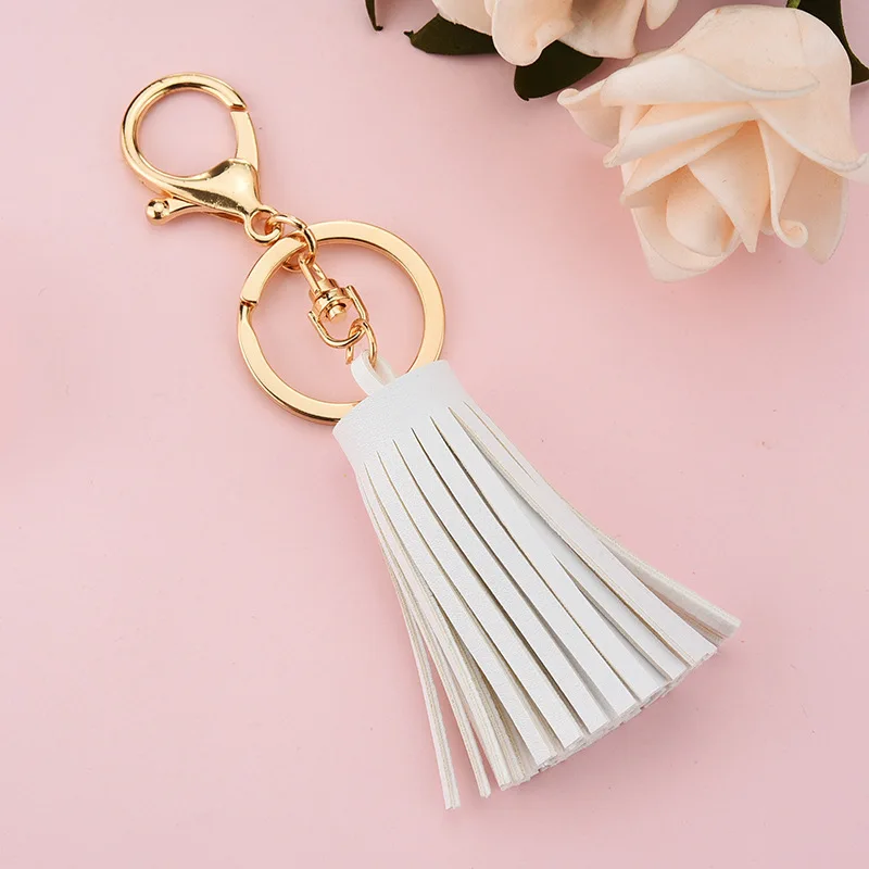 Red Leather and Metal Keychain for Keys and Bags 10 Red Leather and Metal Keychain for Keys and Bags - Image 10