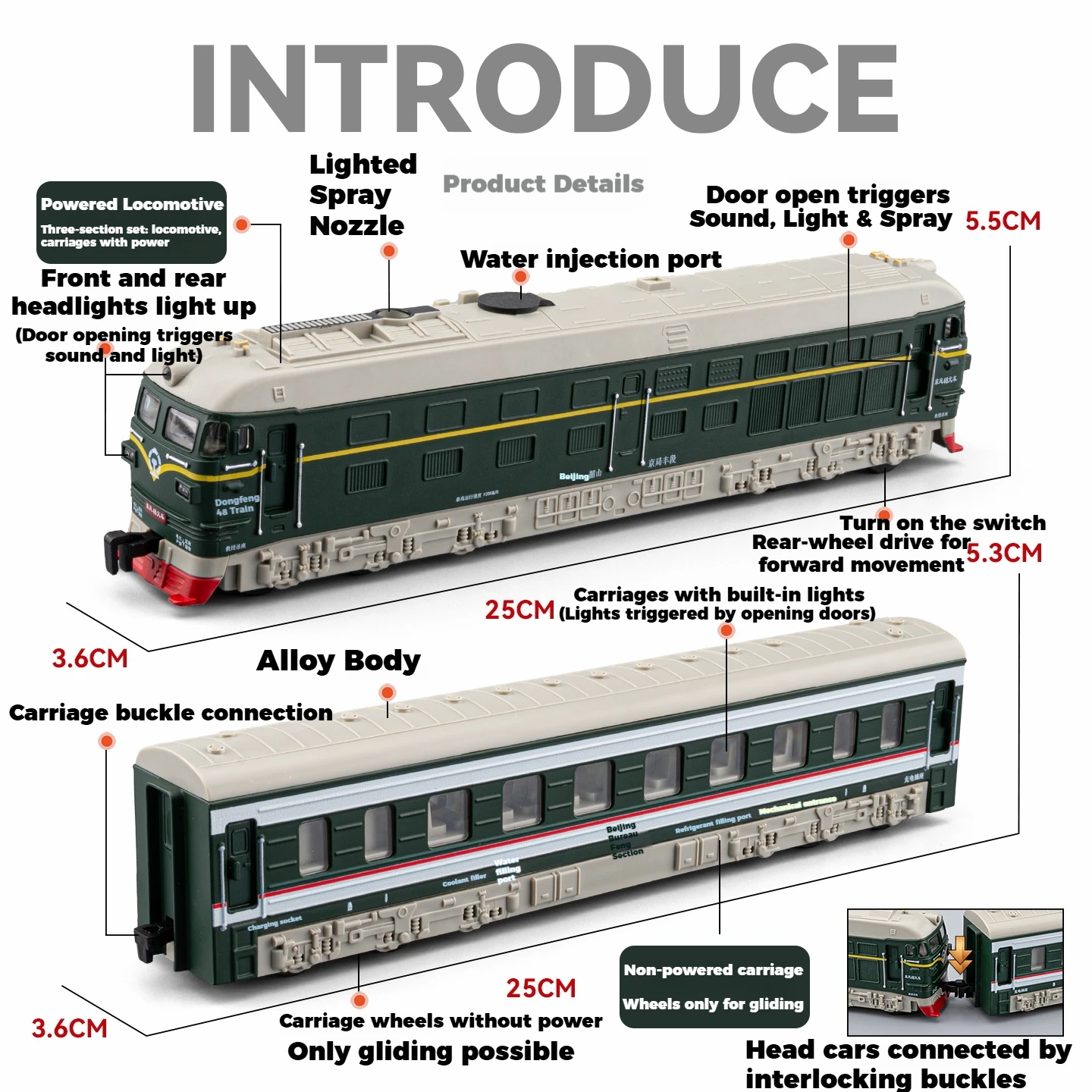 1:32 Scale Dongfeng 4B Train Model 2 1:32 Scale Dongfeng 4B Train Model - Image 2