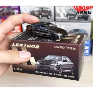 MASSDI 1:64   IS300 Sedan Simulation Alloy Car Model Static Souvenir Display Gift Collection Metal Vehicle Toys Decoration