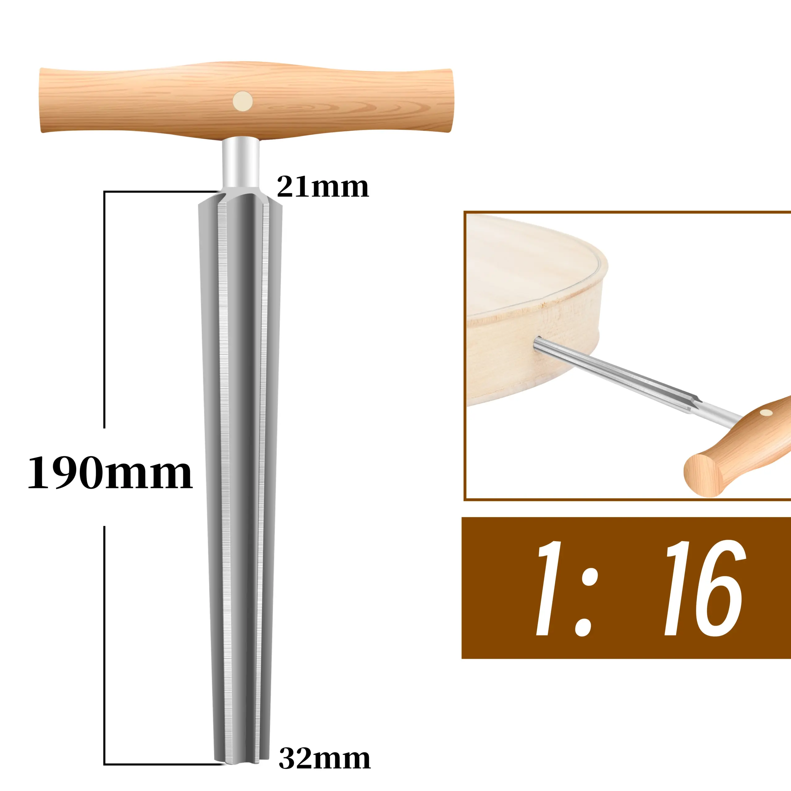 String Instrument Reamer Set Sizes 1/4 to 4/4 10 String Instrument Reamer Set Sizes 1/4 to 4/4 - Image 10