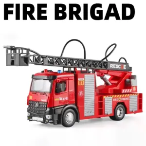 1:18 Scale Fire Truck Model Toy with Lights 15 S8fa83a7f008c439a93b24fb79db7edcbY