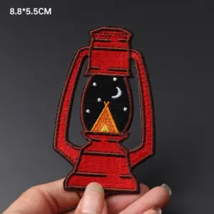 Embroidered Lantern Patch for Outdoor Enthusiasts 9 S8fbfc1b37a9346ae93fe0cc72346913ek