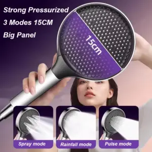 High-Pressure 15cm Rainfall Shower Head 11 S8fc26b893be748cd8c9ef8ac1c9d6a065