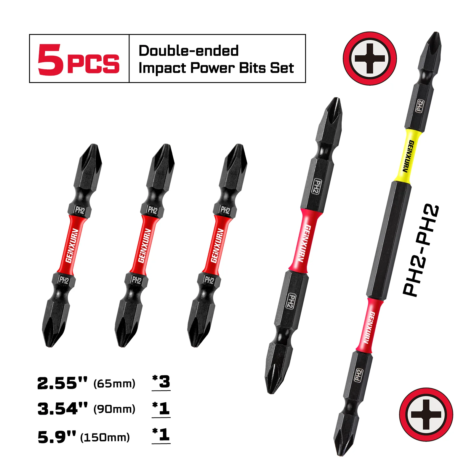 Impact Double-Ended Power Bit Set for Impact Drivers 9 Impact Double-Ended Power Bit Set for Impact Drivers - Image 9