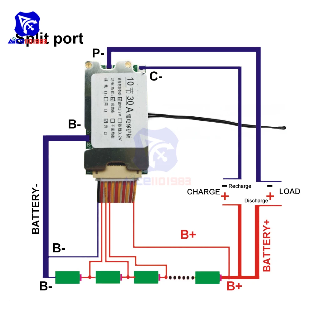 10S 36V Lithium-Ion Battery Management System 5 10S 36V Lithium-Ion Battery Management System - Image 5