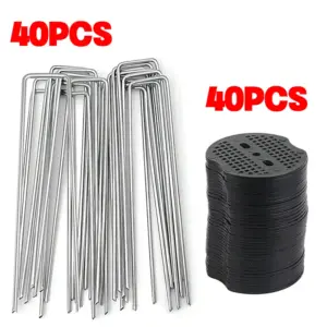 Galvanized Steel Garden Staples (10-20cm) 18 S9052042be8fc499db23150430a1f1a2cw