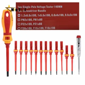 Insulated 13-Piece Screwdriver Set for Electrical Work 11 S9053a8d677c6411a93f0e590911d2ef7g