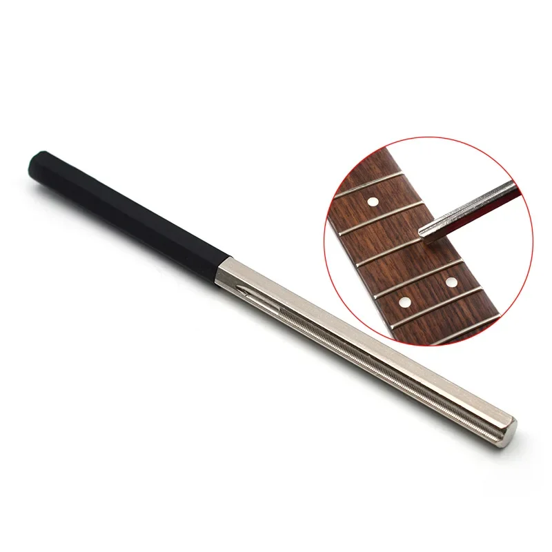 Professional Guitar Fret Crowning File - 19cm, 3 Edges 2 Professional Guitar Fret Crowning File - 19cm, 3 Edges - Image 2