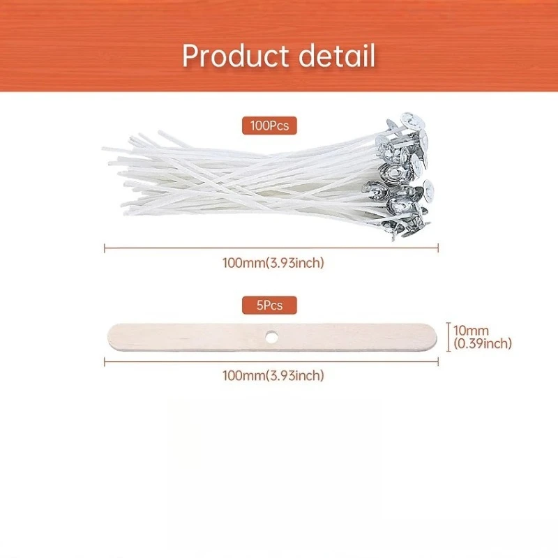 Natural Cotton Candle Wick Set for DIY Crafts 6 Natural Cotton Candle Wick Set for DIY Crafts - Image 6