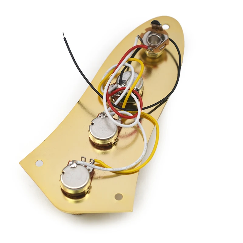 Electric Bass Control Plate with Knobs 2 Electric Bass Control Plate with Knobs - Image 2