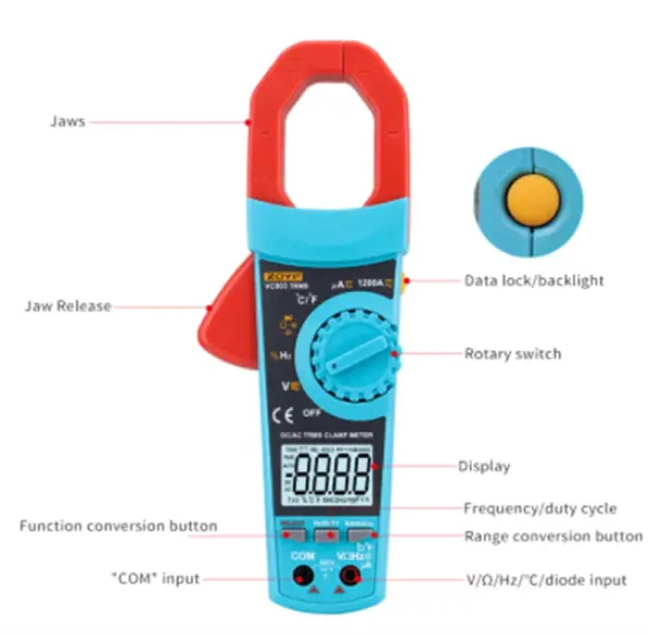 Digital Clamp Meter VC902/VC903 for Electrical Testing | JakeSpecial
