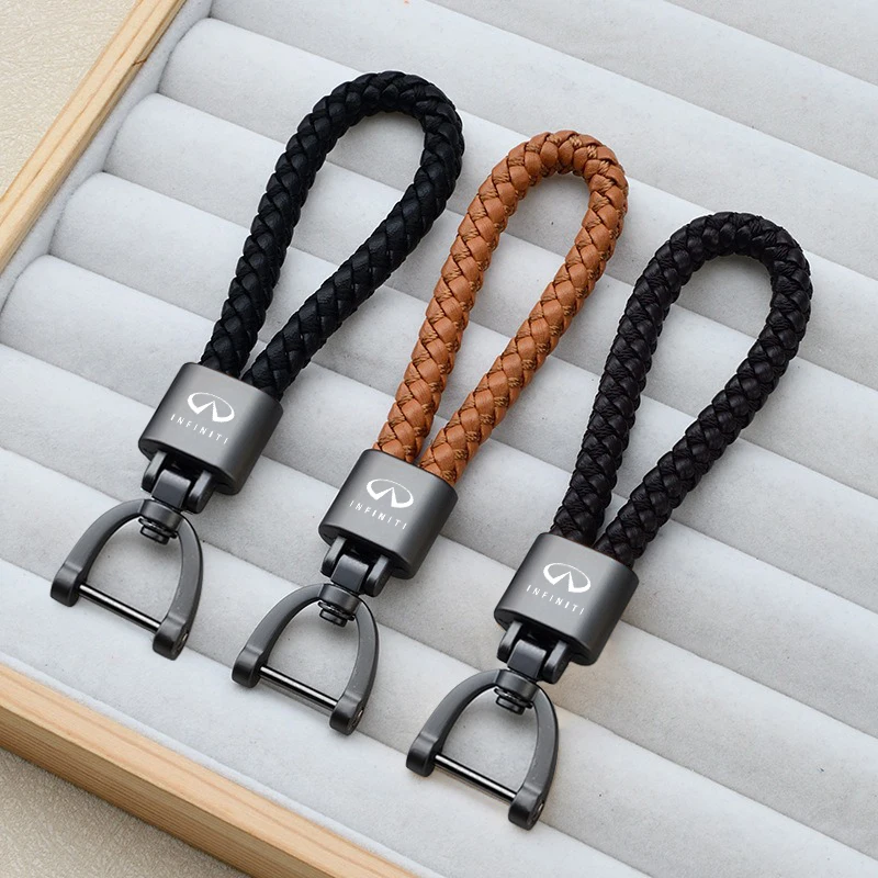 Colorful Braided Car Keychain with Metal Accents 3 Colorful Braided Car Keychain with Metal Accents - Image 3