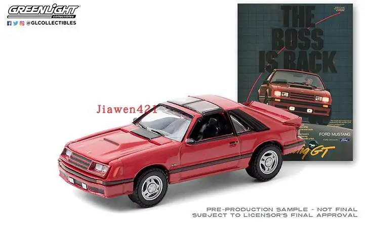 Vintage 1982 Ford Mustang GT 1:64 Diecast Model 3 Vintage 1982 Ford Mustang GT 1:64 Diecast Model - Image 3