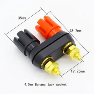 ELEABC Banana Plug Binding Post Connector for Speakers 9 S90e07596bd8845f9a64e788b7aed1f6fO
