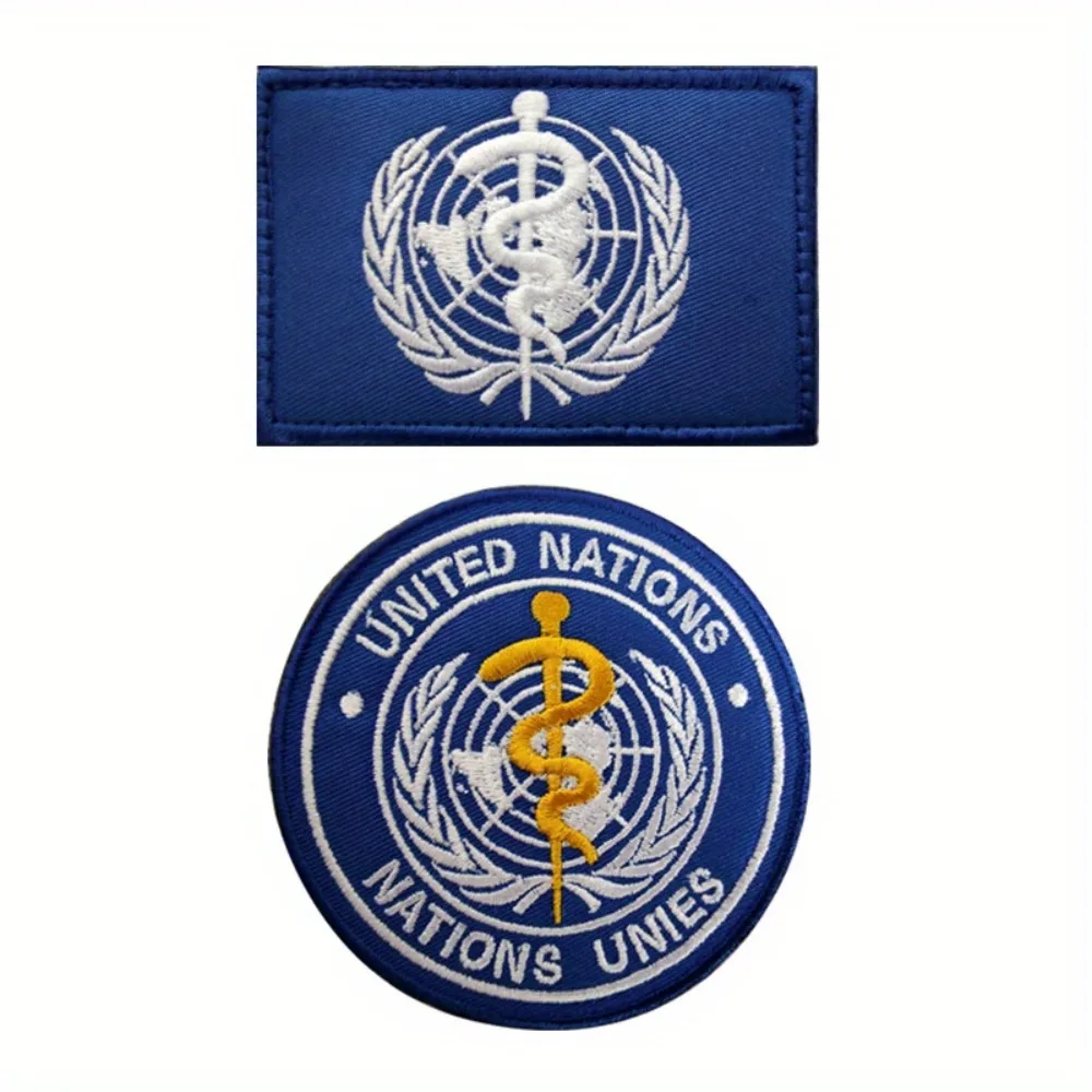 WHO Emblem Embroidered Patch for Collectors 2 WHO Emblem Embroidered Patch for Collectors - Image 2