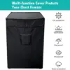 Top With Zipper Chest Freezer Cover Freezer In Style Freezer Covers For Outside Chest Freezer All Black 71*58*87cm
