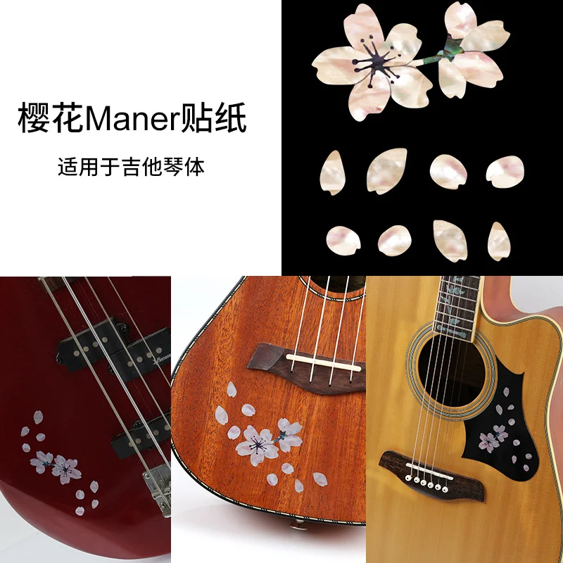 Floral Guitar Inlay Sticker for Acoustic & Electric Instruments 4 Floral Guitar Inlay Sticker for Acoustic & Electric Instruments - Image 4