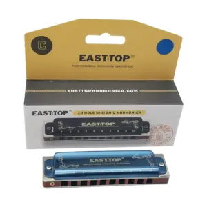Black and Blue Easttop 008K Harmonica 14 S911cd9a5c2b14d35a4d6e480ced4e0f2t