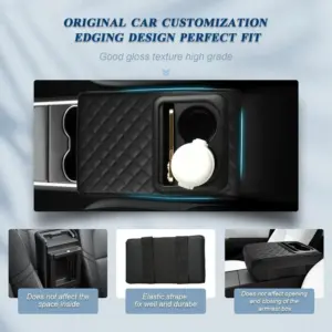 Luxury Car Armrest Cushion with Cup Holders 13 S913316889476453ea804b6fed59769ee7